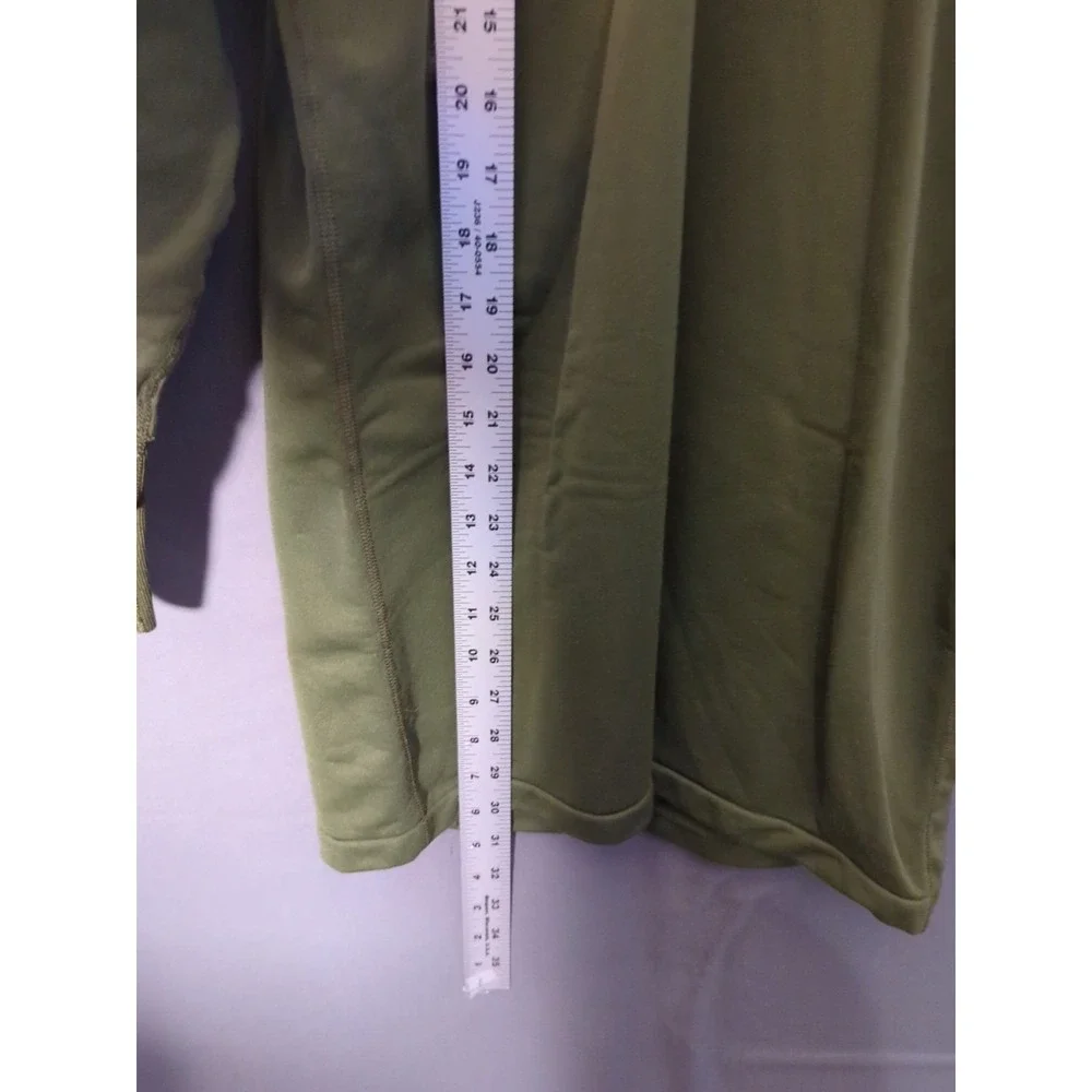 US Military Sleep Shirt Mens Extra Small Dark Olive Tricot Knit‎ Heat Retentive
